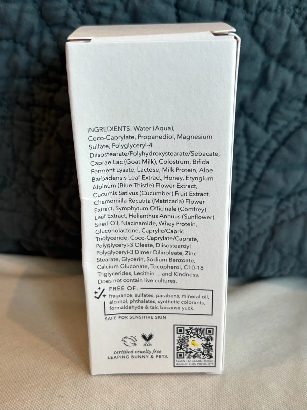 Beekman 1802 Bloom Cream Goat Milk Niacinamide Moisturizer 1.69 oz New